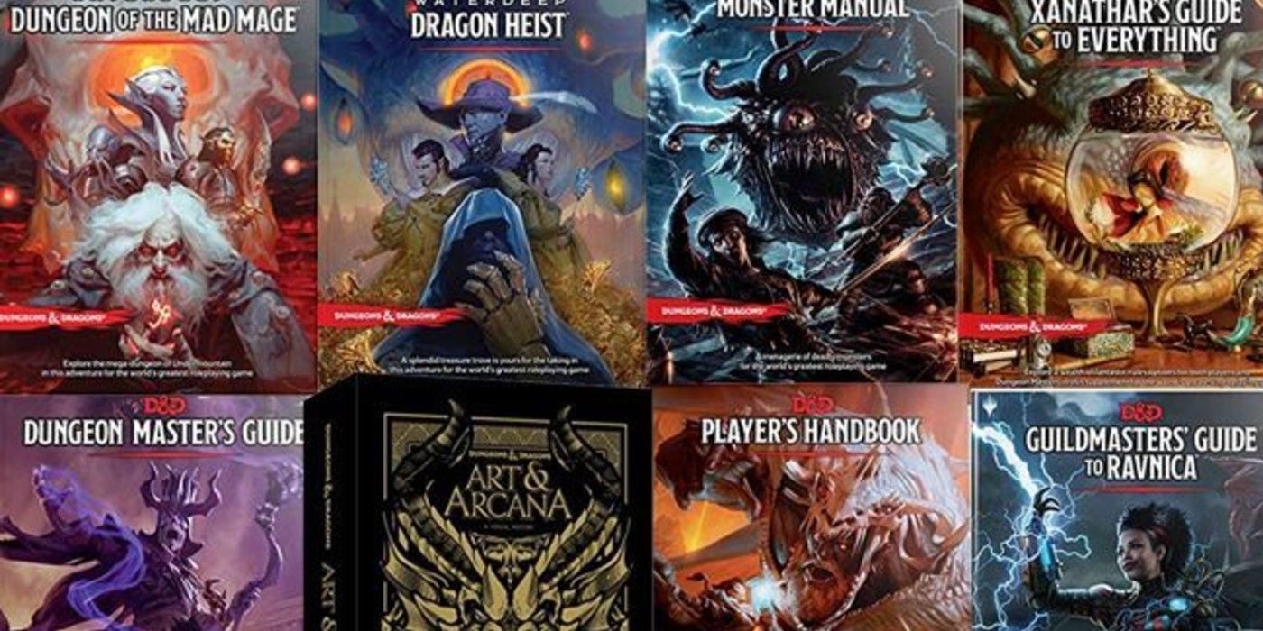 How Long Every Dungeons &amp; Dragons Edition Was In Print - 5e D&amp;D Supplements and Core Books
